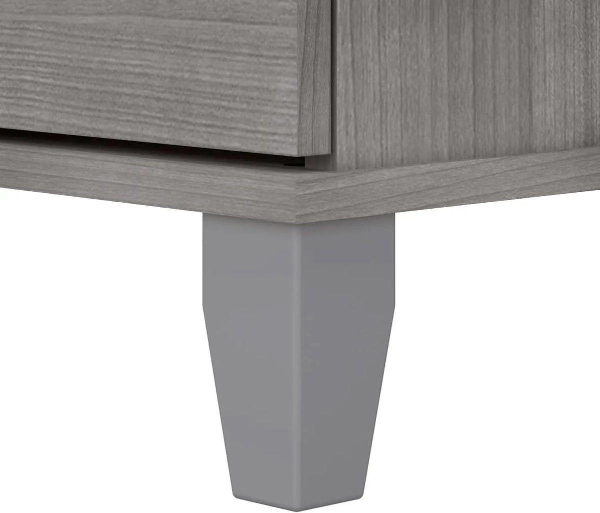 Spacious Home Office Desk with Drawers in Gray from PriceLows™