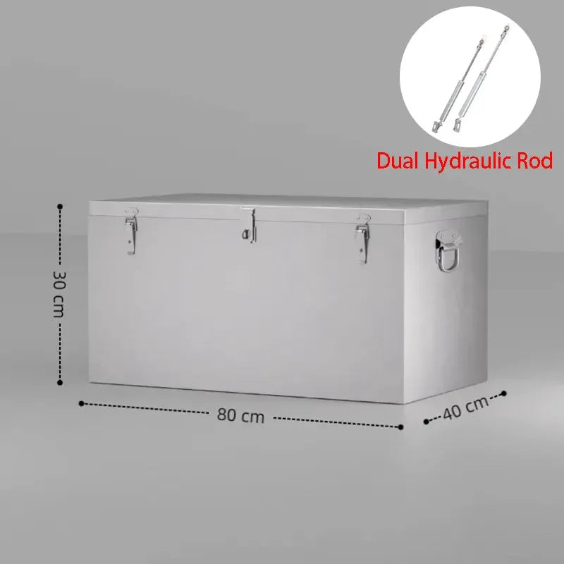 Stainless Steel Toolbox Large Capacity Tool Organizer Suitcase Multifunctional Hardware Tools Storage Box Waterproof Boxes from PriceLows™