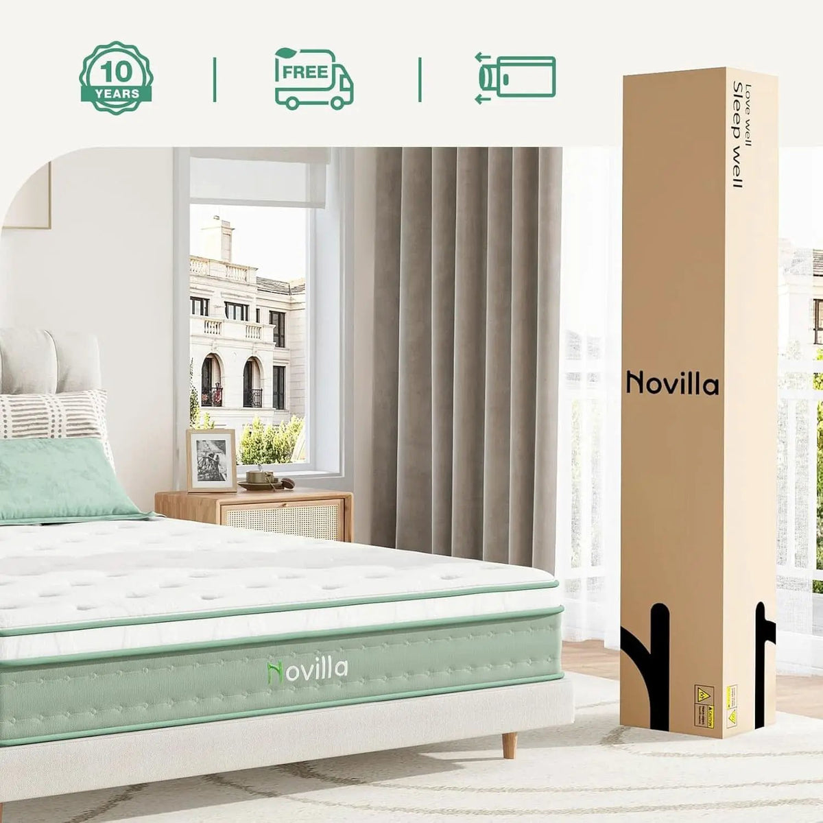 Twin Memory Foam Mattress Therapeutic Ergonomic Design from PriceLows™