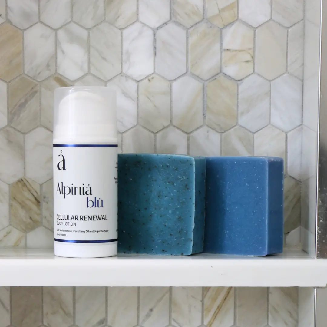 Methylene Blue Essentials: 2 Soaps and 1 Cellular Renewal Lotion from PriceLows™