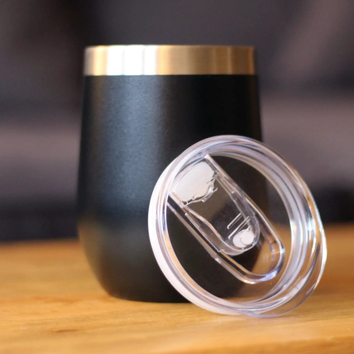 Replacement Sliding Lid | 12 oz Wine Tumbler | Dishwasher Safe