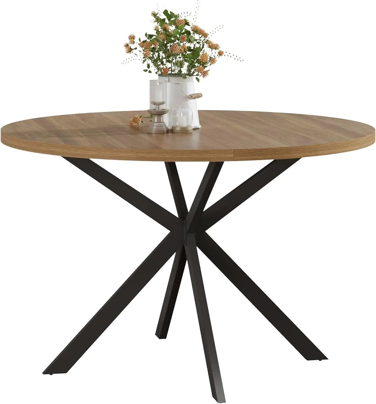 Walnut Dining Table For Four Farmhouse Kitchen Rustic from PriceLows™