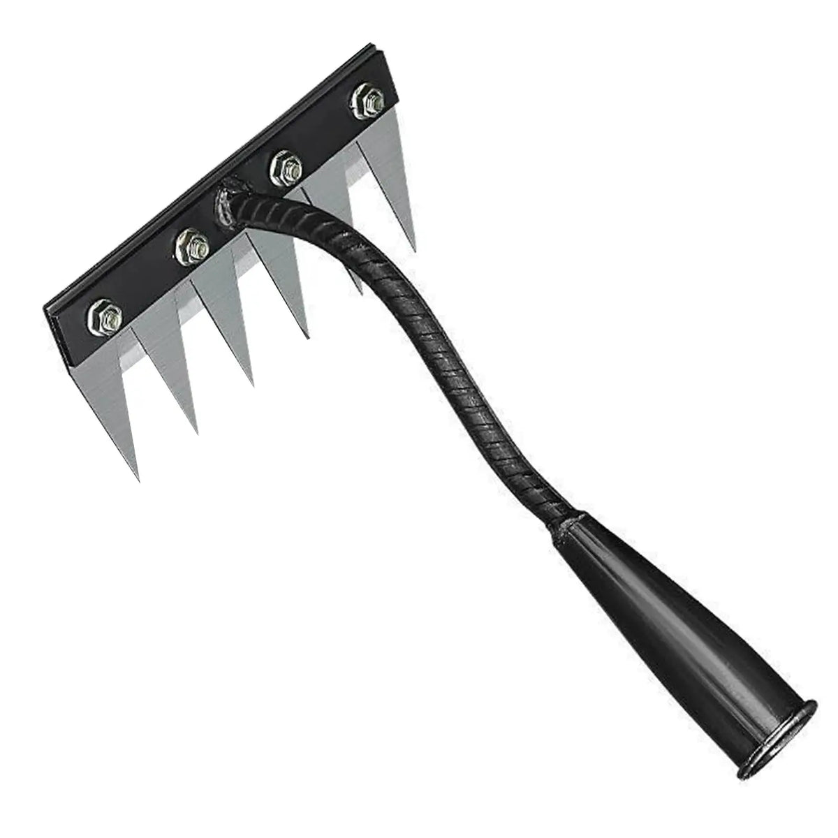 8/7/6/5teeth Garden Weeding Rake Heavy Duty Metal Gardening Hoe Weeding Rake Farm Tool for Gardening Weeding Loosening Soil Rake from PriceLows™