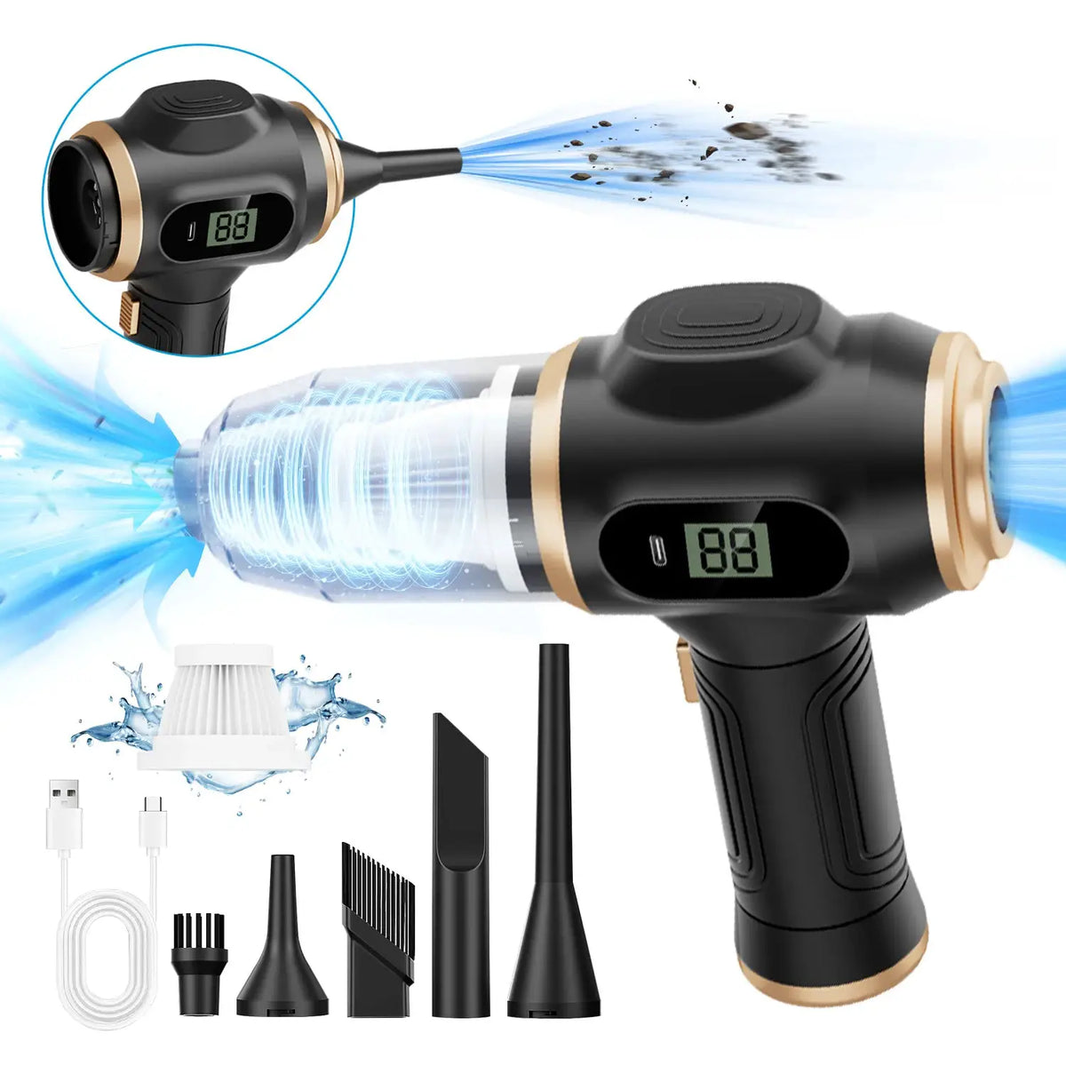 Wireless Car Vacuum | High Power Suction | PriceLows™