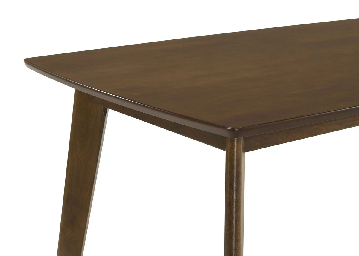 Kersey Rectangular 47-inch Wood Dining Table Chestnut | 47.25 x 29.5 x 30 in | Rubberwood & Engineered Wood | Dining Room