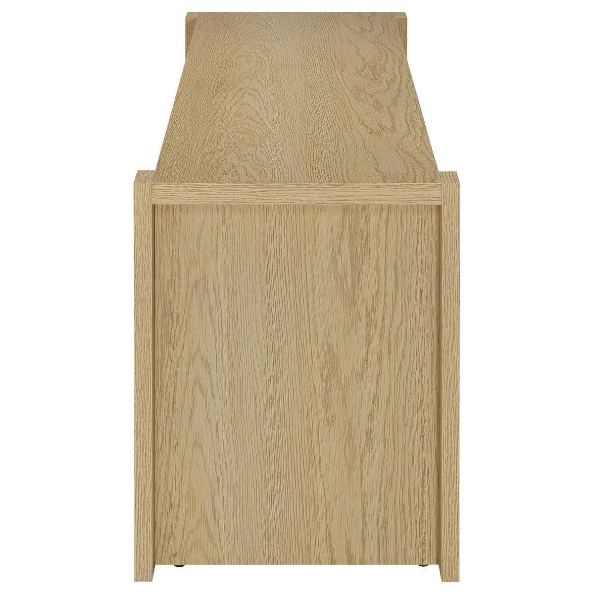 Laurelton 60-inch 2-door TV Stand Media Console | 60 x 17.5 x 23.5 in | Engineered Wood & Veneer | Light Oak