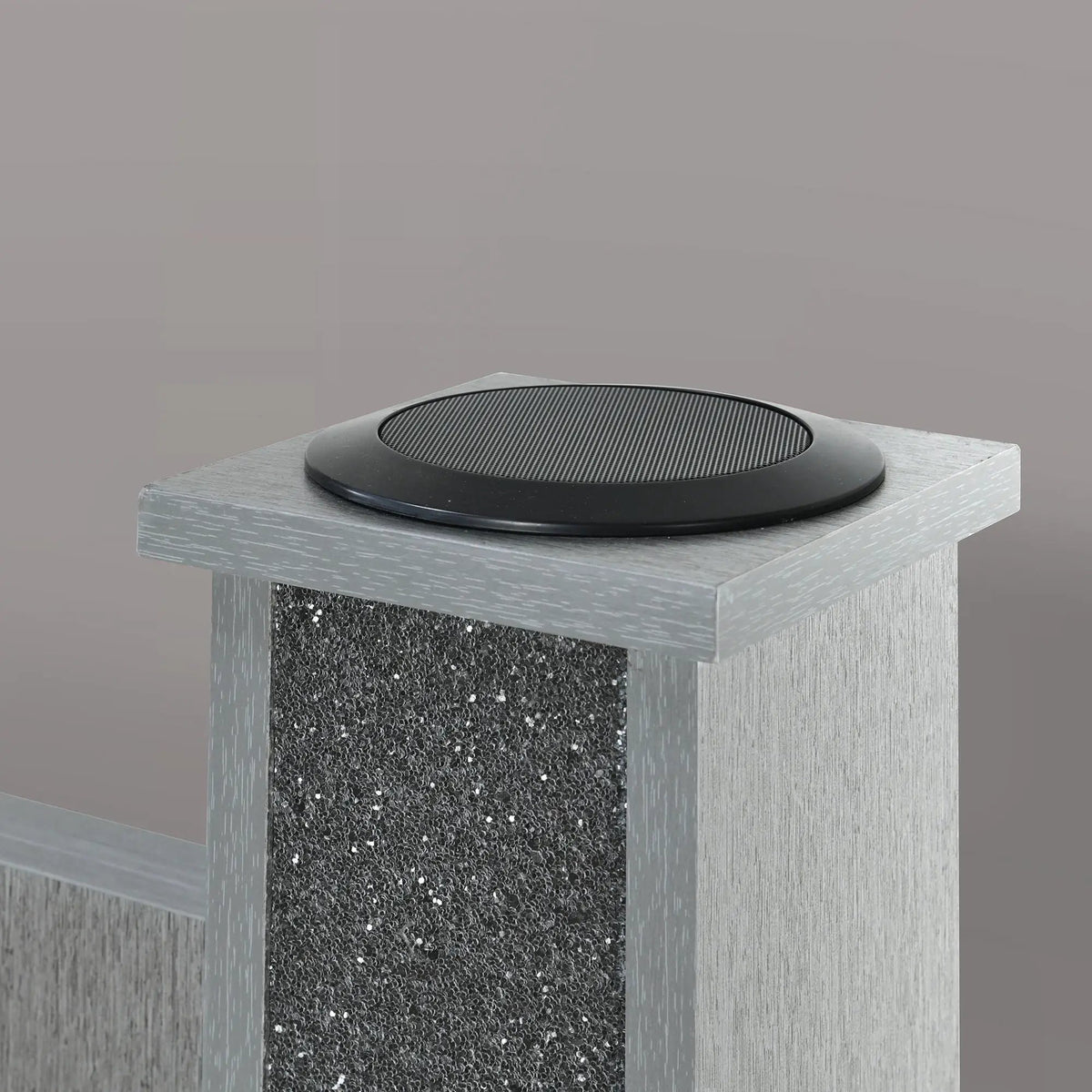 Lorenzo Poster Bed | Integrated Speakers | Glittered Detailing | Solid Wood Construction