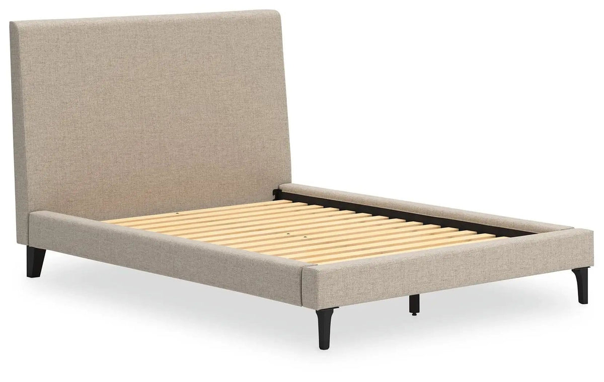 Cielden Upholstered Bed With Roll Slats | 4 Pieces | Fabric | Bedroom