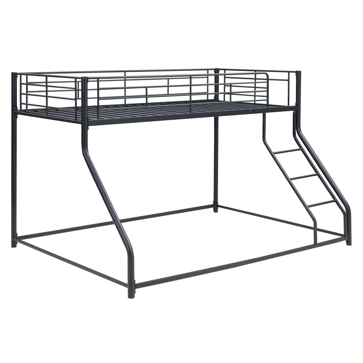 Metal Bunk Bed | Steel Frame | Sloped Ladder | Space Saving Design