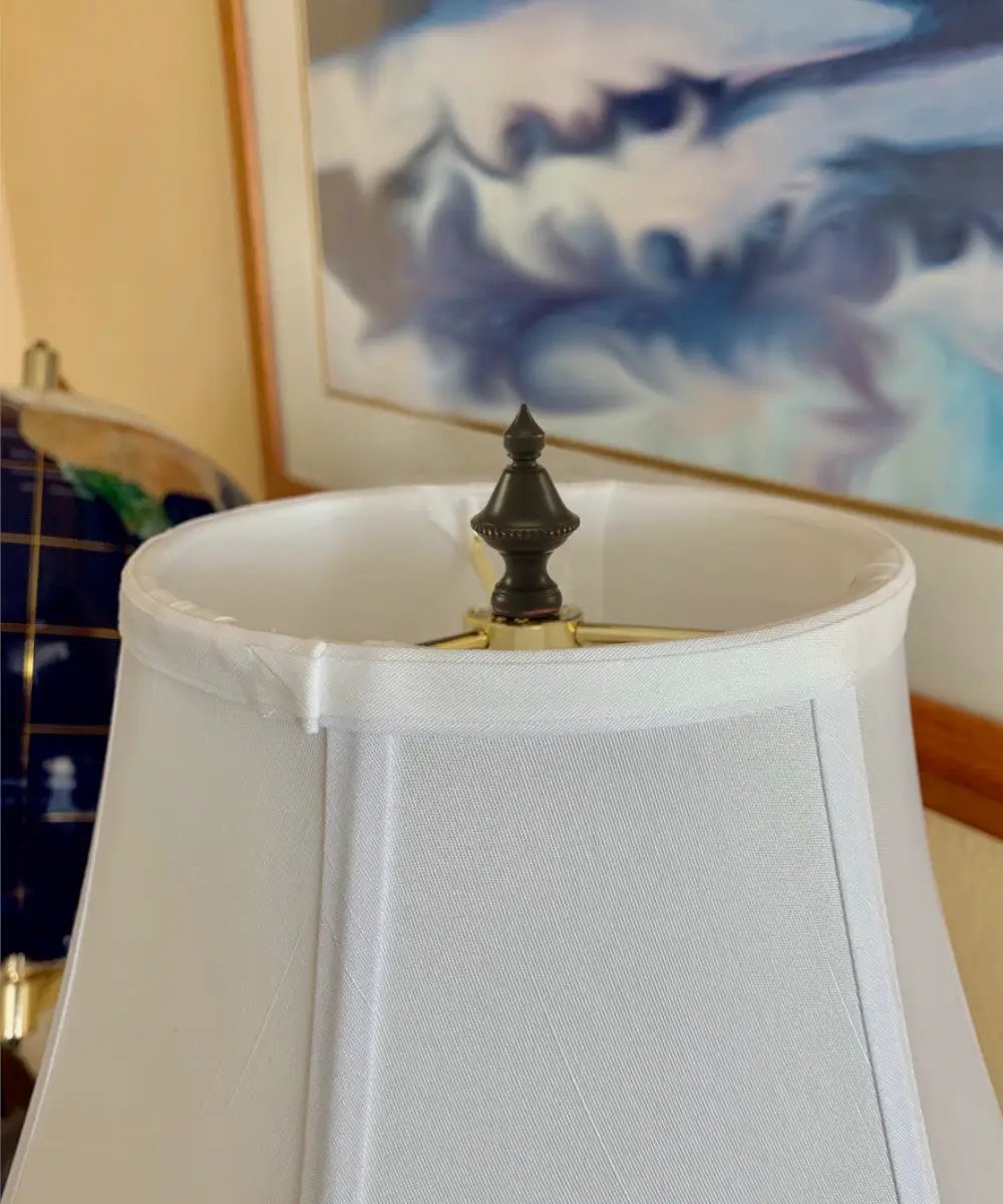 Lamp Finial | Beaded Knob | Oiled Bronze | 1.5 Inch Height