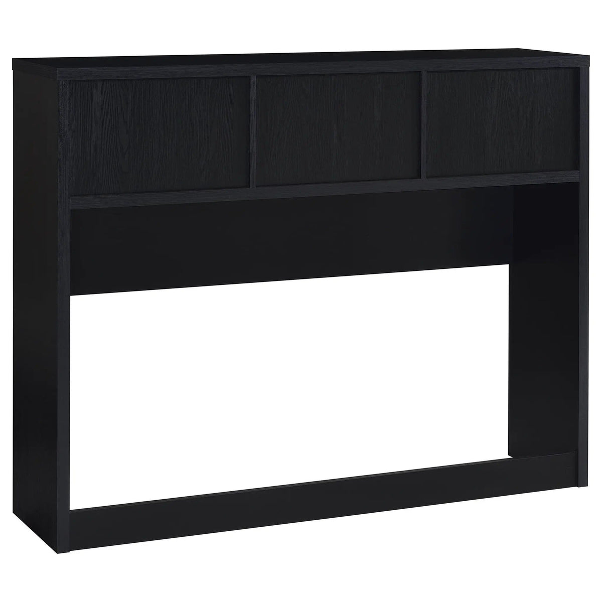 Westpark 49-inch Queen Bookcase Headboard | 59.75 x 11.5 x 48.5 in | Engineered Wood & Veneer | Black