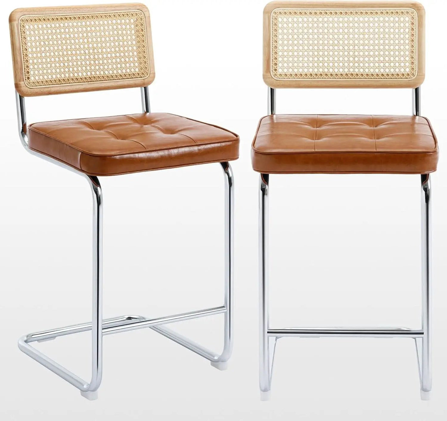 Modern Rattan Bar Stools Set of Two for Kitchens from PriceLows™