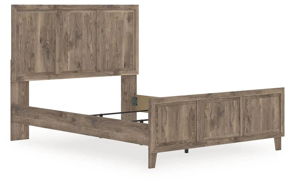 Rusticott Panel Bed | 2 Pieces | Bedroom Furniture | Bedroom