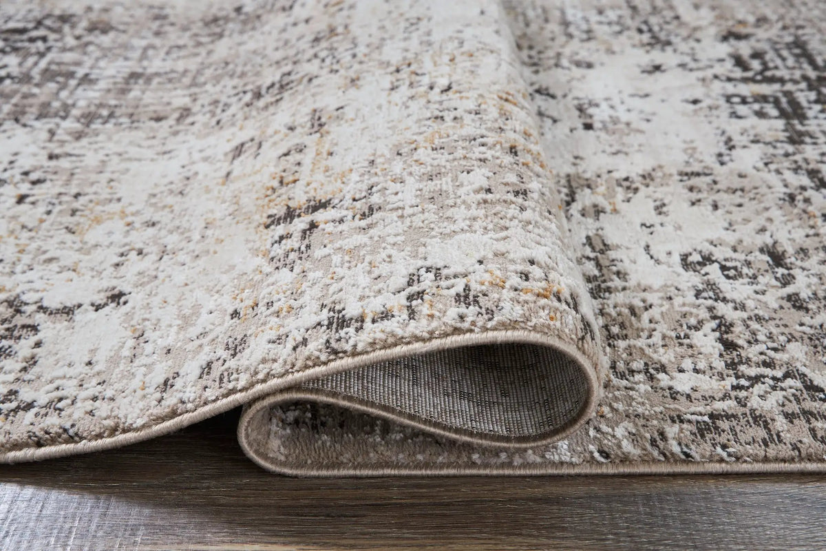 Elaning Area Rug | 95.38 x 125.38 Inch | Abstract Design | Plush Pile