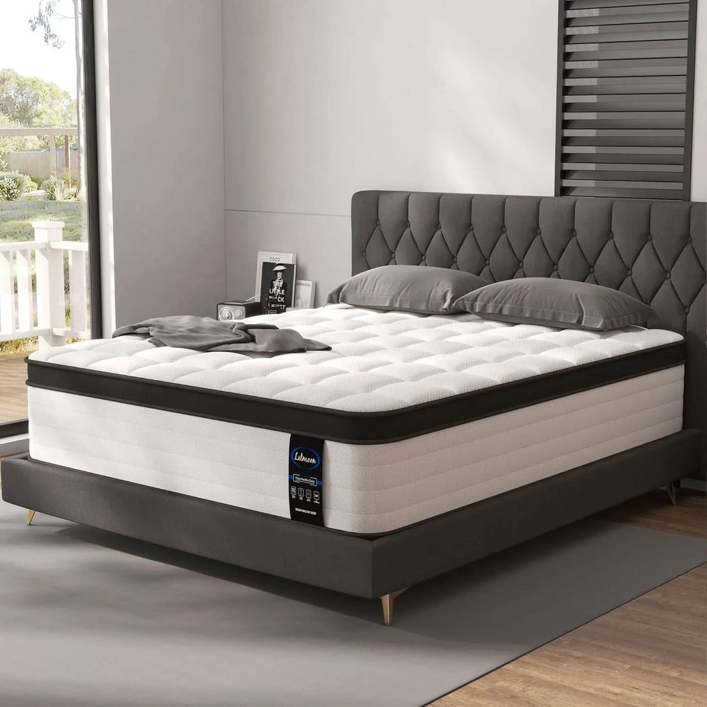 10 Inch Hybrid Full Size Memory Foam Pocket Spring Mattress from PriceLows™