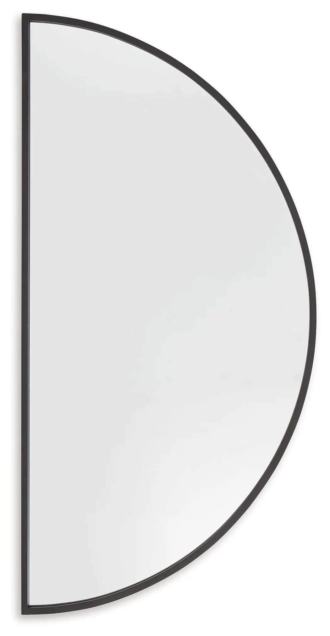 Denlow Accent Mirror | 50 x 1.13 x 25.13 in | Metal | Black