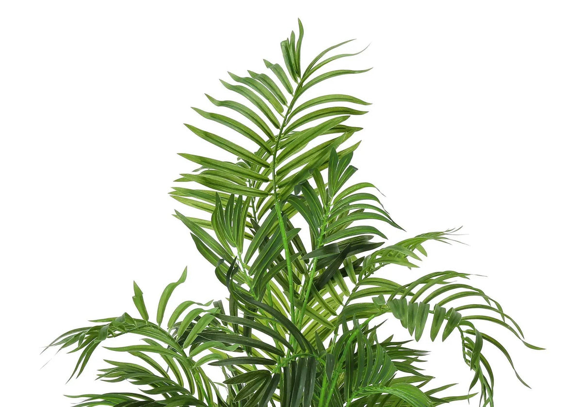 47" Tall, Artificial Plant, Areca Palm Tree, Indoor, Faux, Fake, Floor, Greenery | 27.5 x 27.5 x 47.25 in | Home Furniture | Black