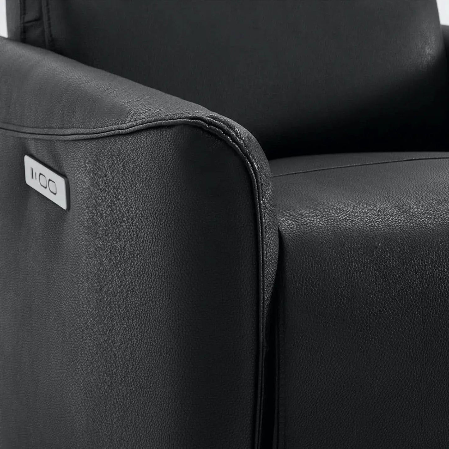 Power Recliner Chair USB Charging Lumbar Support Black from PriceLows™