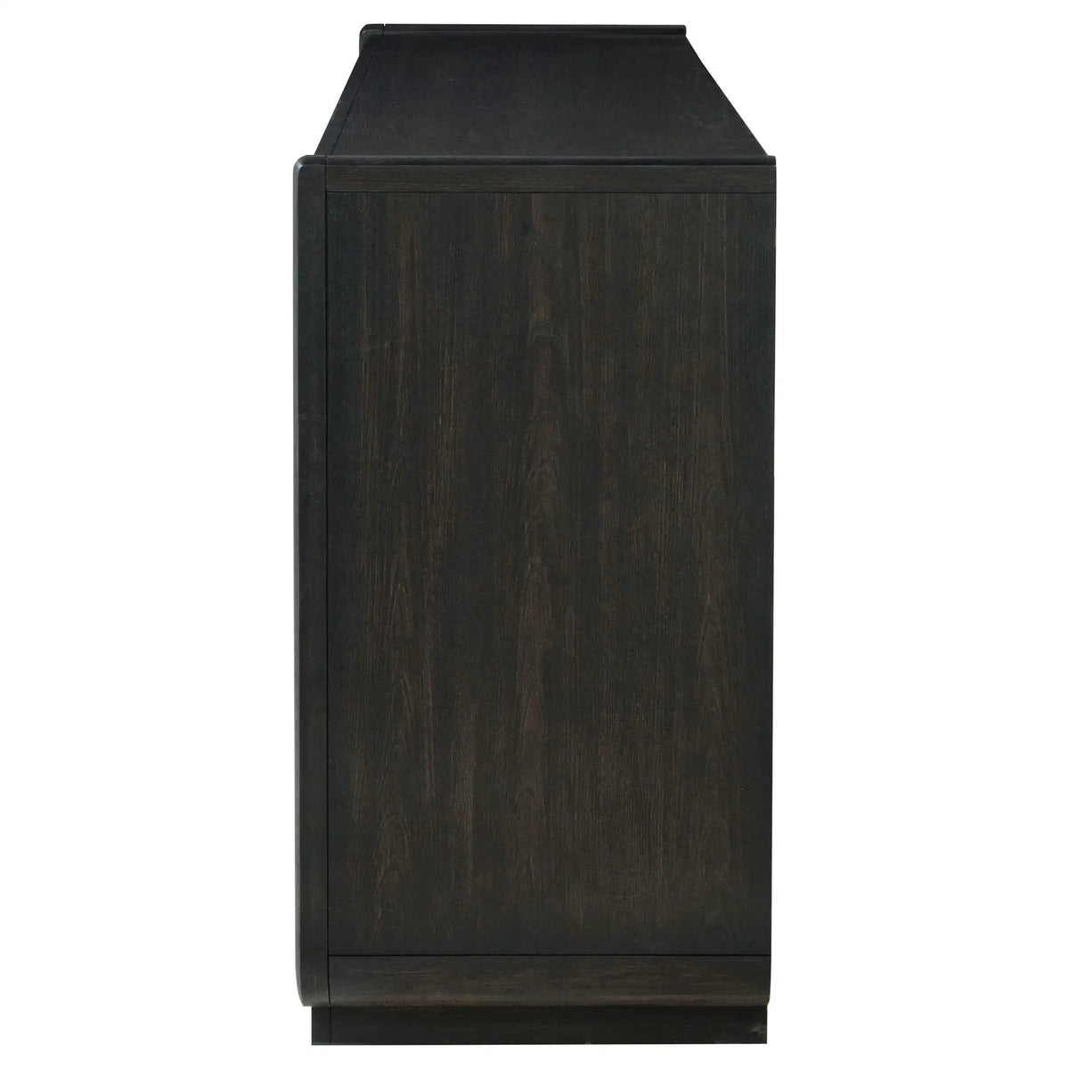 Leandro 8-drawer Bedroom Dresser Cabinet Burnished | 66.25 x 19 x 36.5 in | 8-Drawer | Black