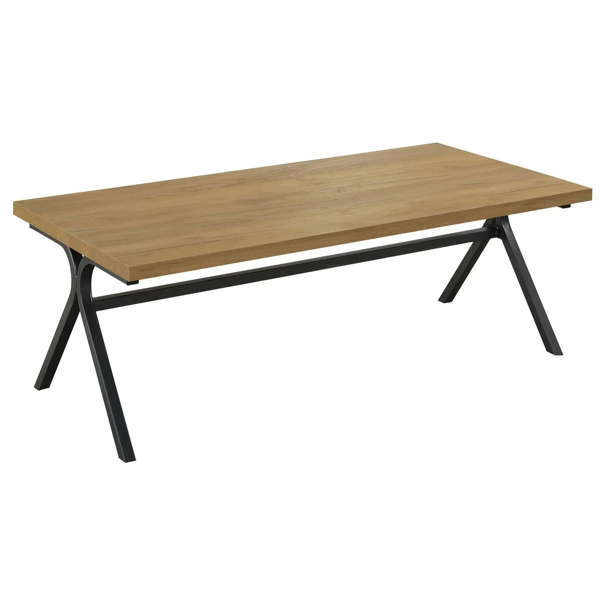 Colmar 3-piece Engineered Wood Coffee Table Set Golden | 3-Piece Set | Engineered Wood & Metal | Oak