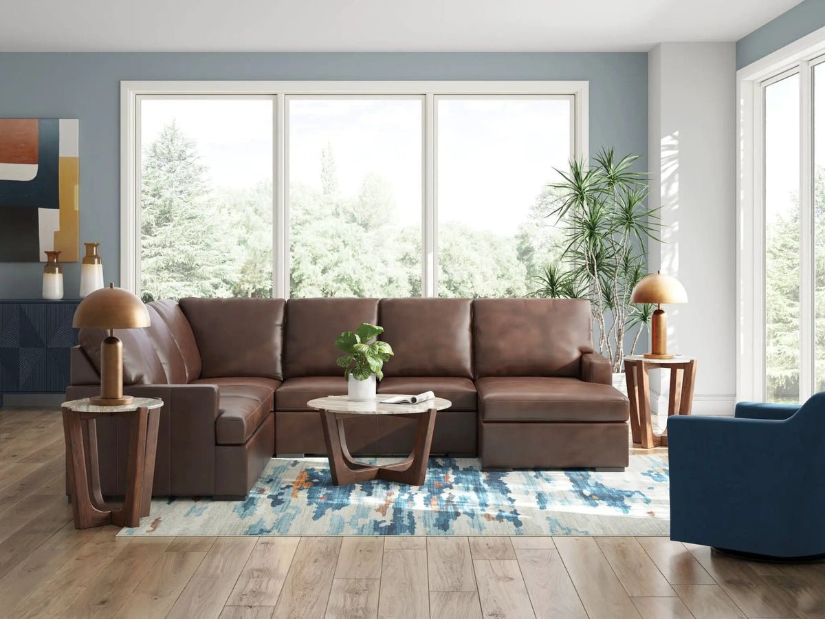 McDowlan Sectional | 3 Pieces | Faux Leather | Living Room