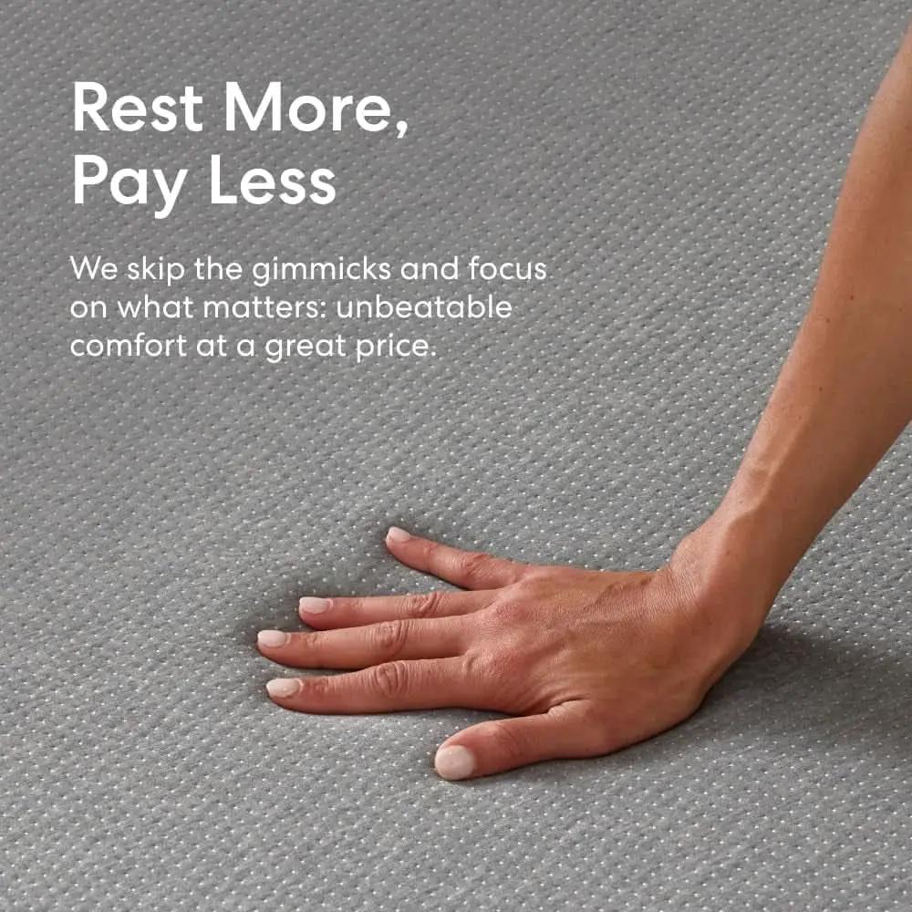 Twin Memory Foam Mattress Medium Firm Night Trial 180 from PriceLows™