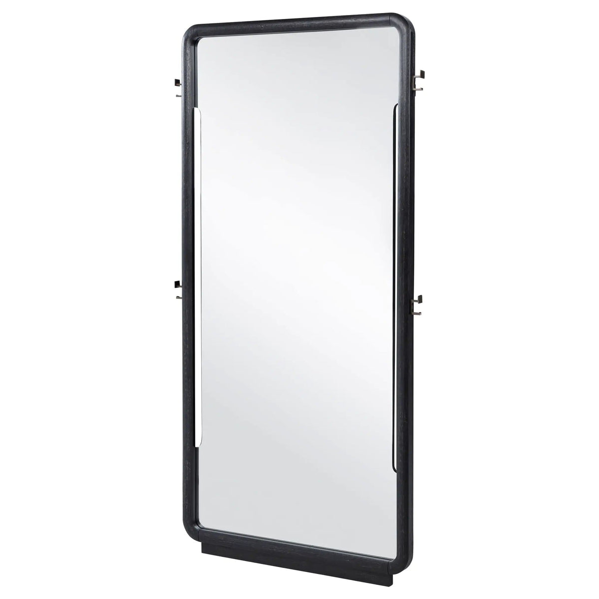Leandro 76-inch Full Length Floor Mirror Burnished | 38.75 x 1.75 x 76.25 in | Home Furniture | Black