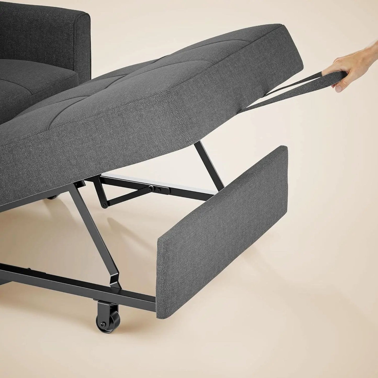 Convertible Sofa Bed Chair with Adjustable Backrest Design from PriceLows™
