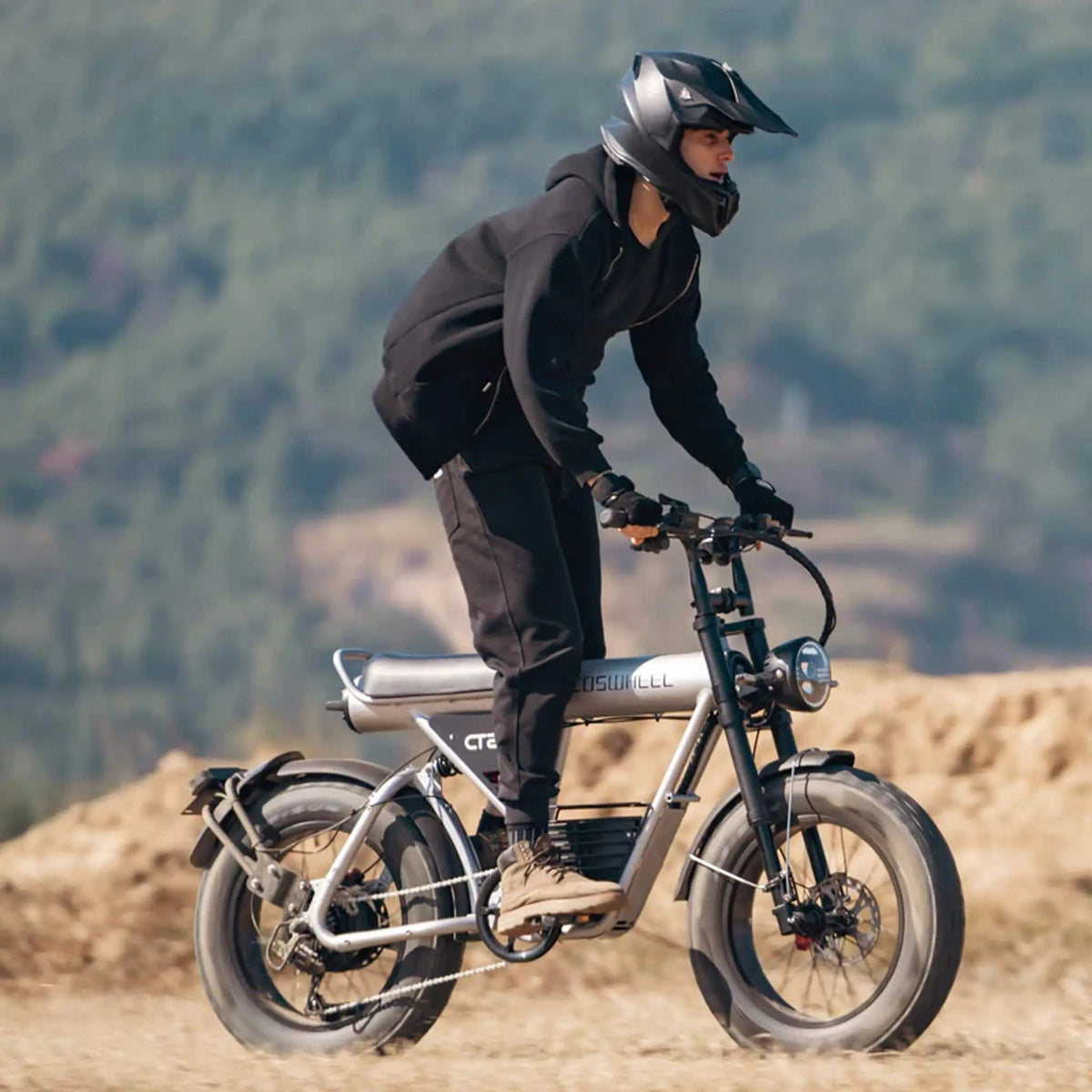 Coswheel CT20S 60V35AH 2000W 7-Speed Full-Suspension Electric Bike | 2000 Watt | Dirt Bike | Home