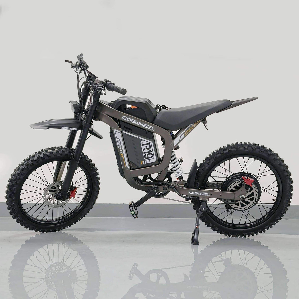 Electric Dirt Bike | Coswheel R19 72V 40AH 6000W | Multifunction Display | Removable Battery