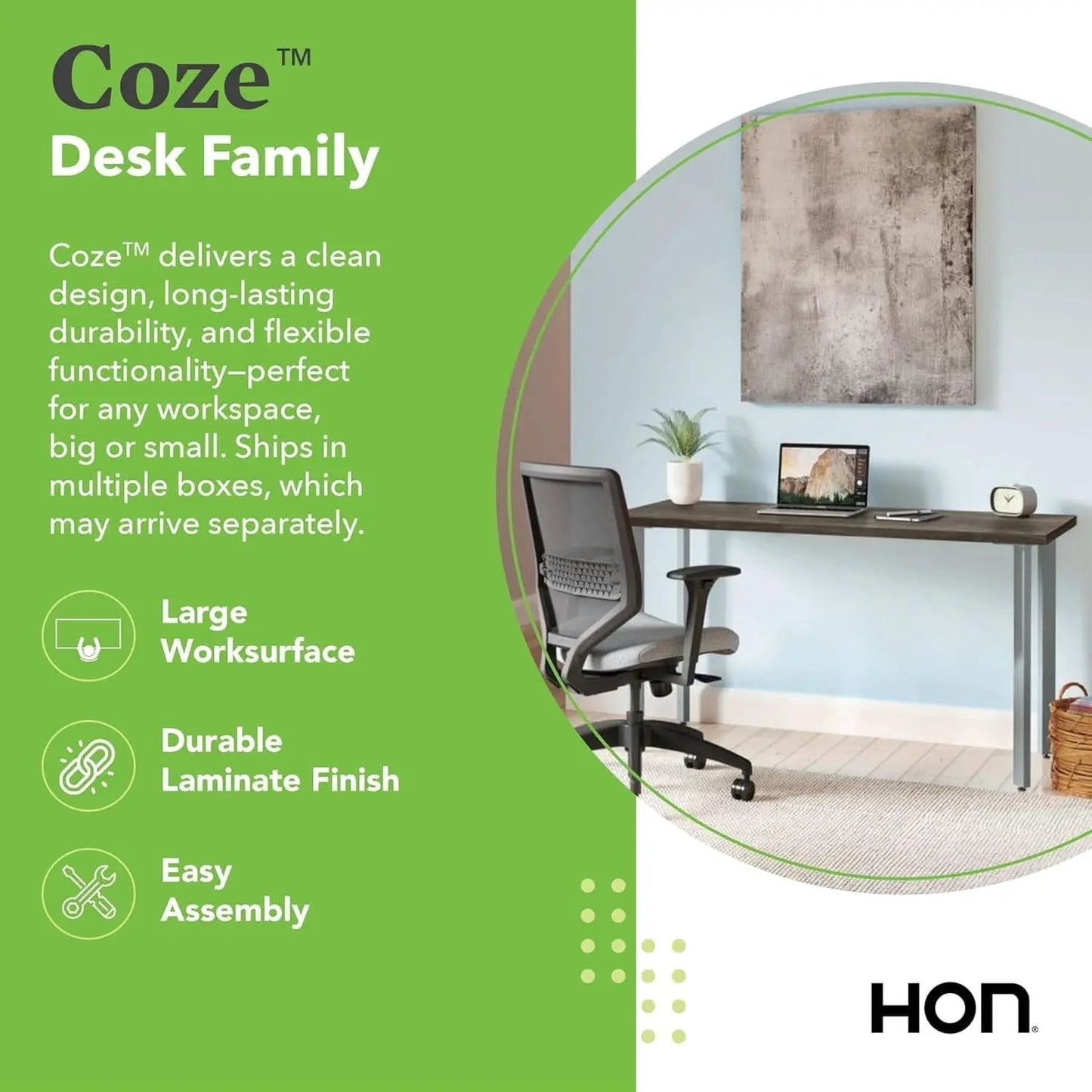 42 Inch Walnut Top Computer Desk For Home Office Today from PriceLows™