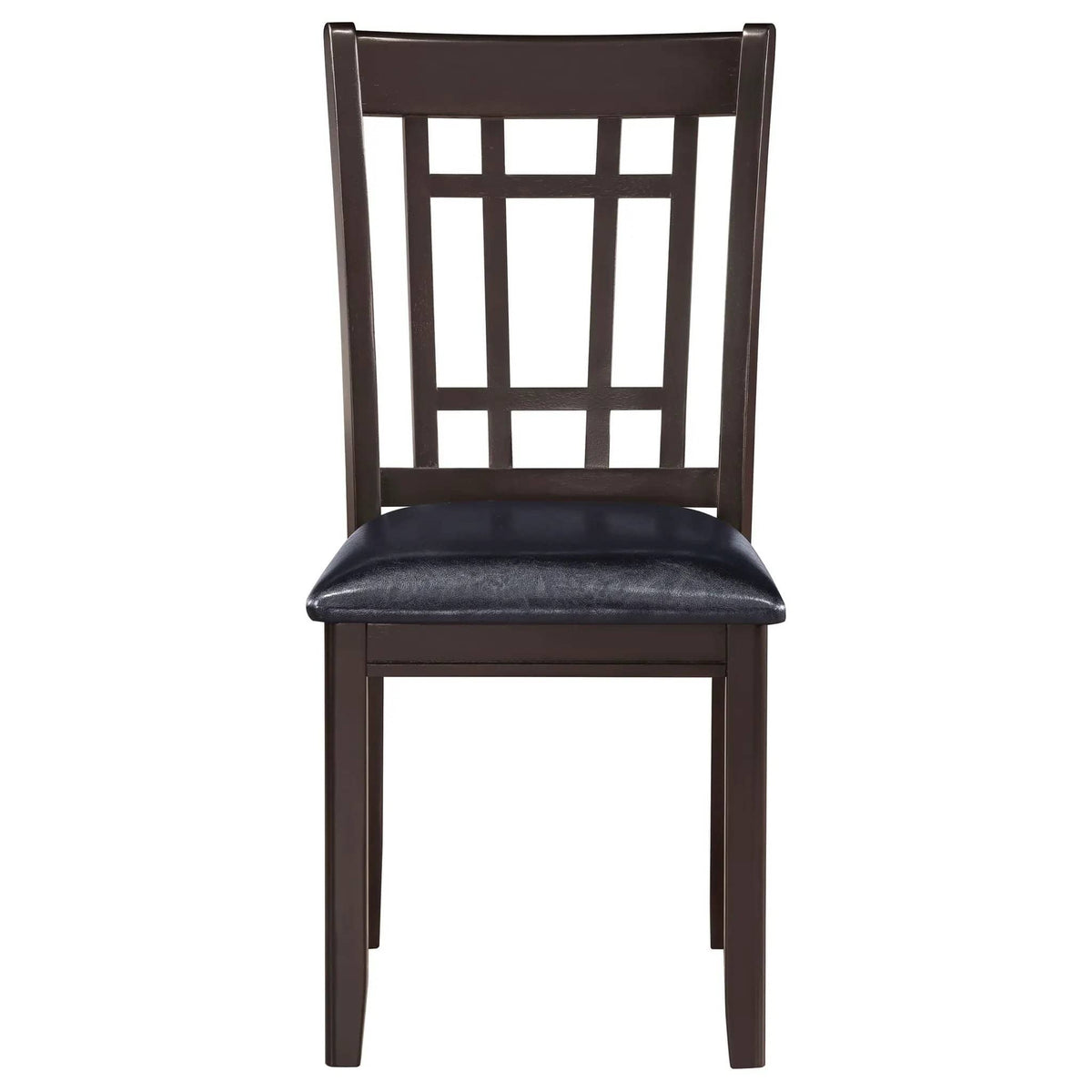Lavon Wood Dining Side Chair Black and Espresso (Set of 2) | 18.5 x 21.25 x 38.25 in | Wood | Dining Room
