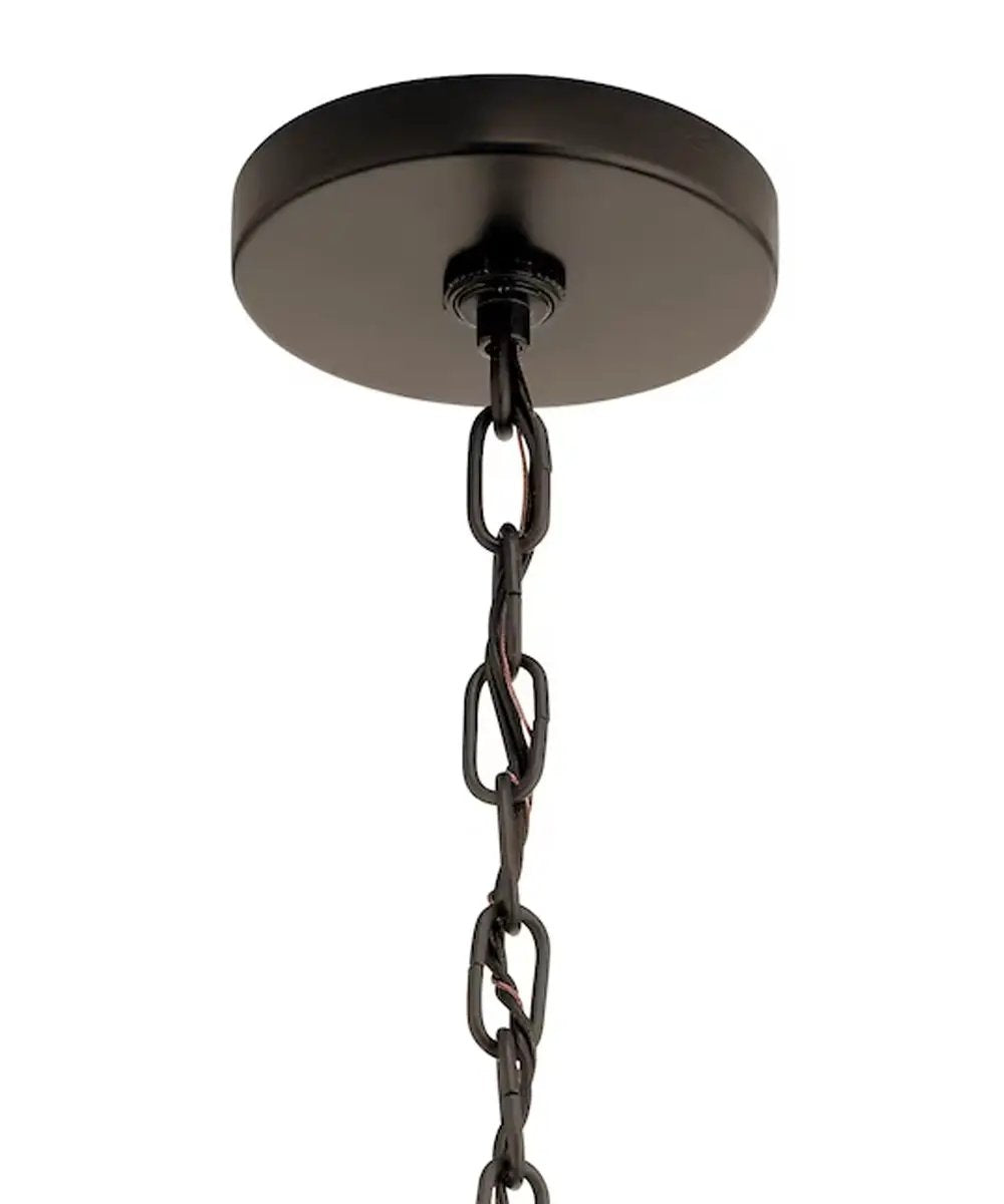 Chandelier | 5-Light | Olde Bronze Finish | Clear Glass