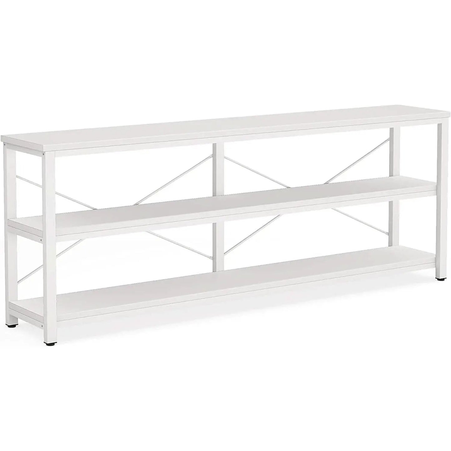 70.8 Inch Long Industrial TV Console With 3 Shelves from PriceLows™