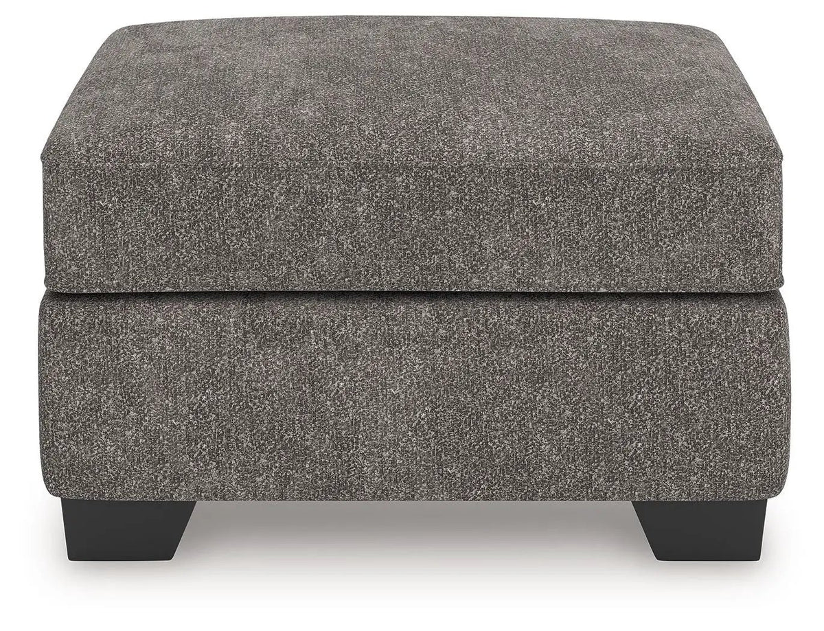 Accent Ottoman | Graphite | Contemporary Design | Oversized