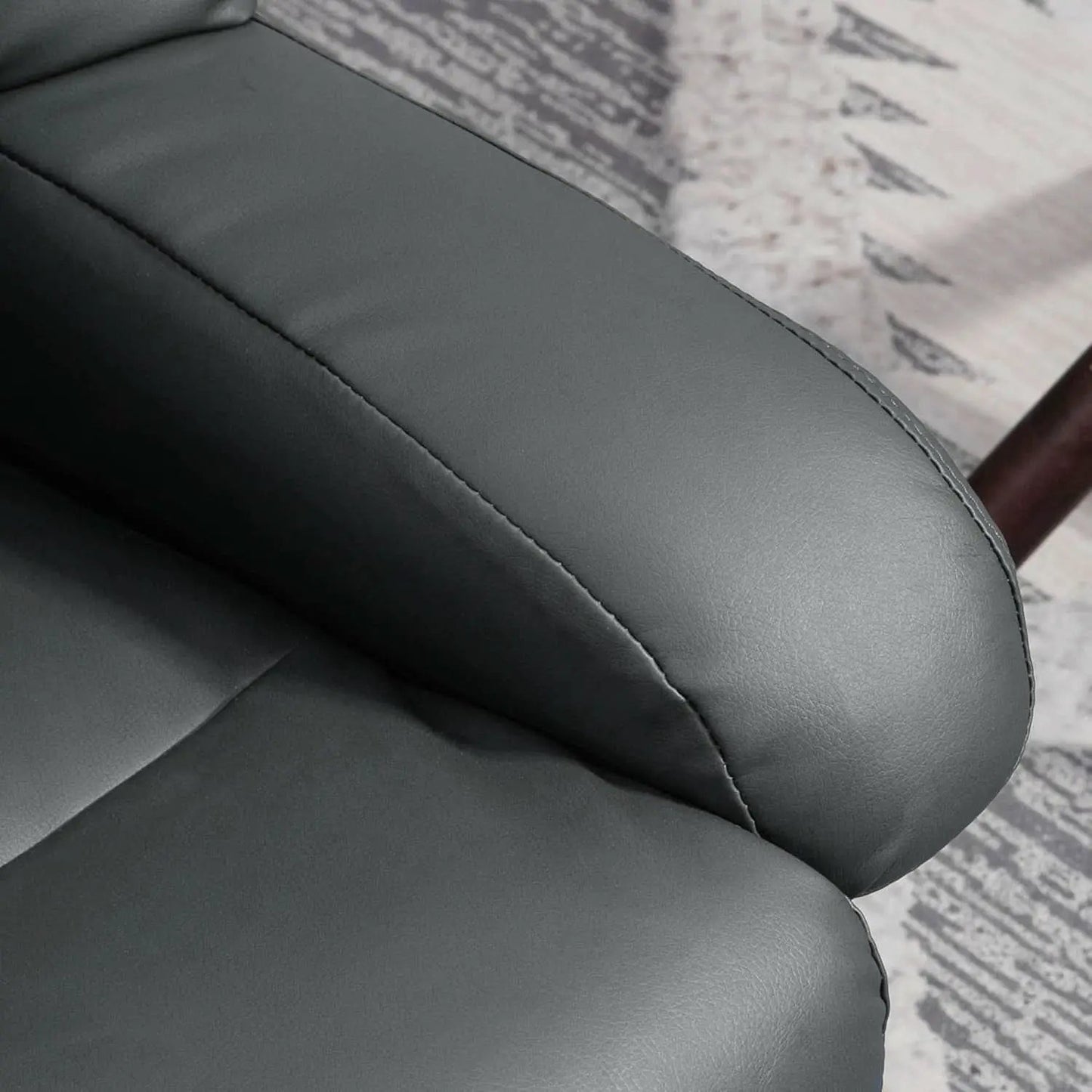 Gray 360 Degree Swivel Massage Recliner Chair With Ottoman from PriceLows™