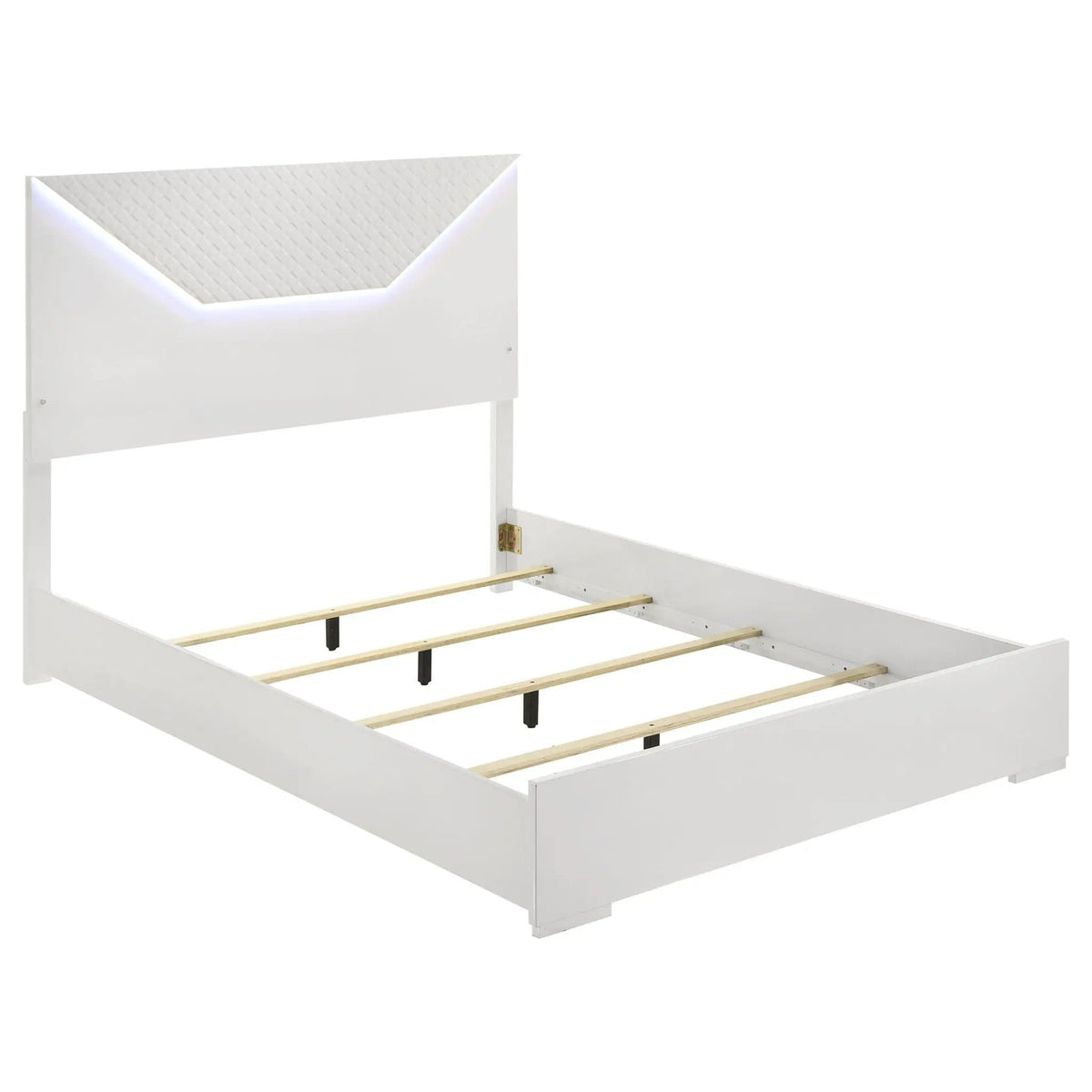 Ives 4-piece Queen Bedroom Set White High Gloss | 4-Piece Set | Bedroom Furniture | Bedroom