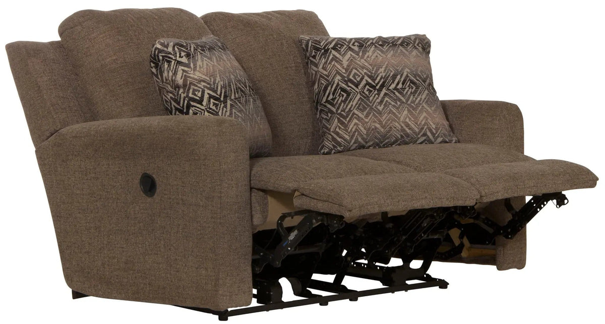 Calvin Reclining Loveseat | 4 Pieces | Chenille & Fabric | Living Room