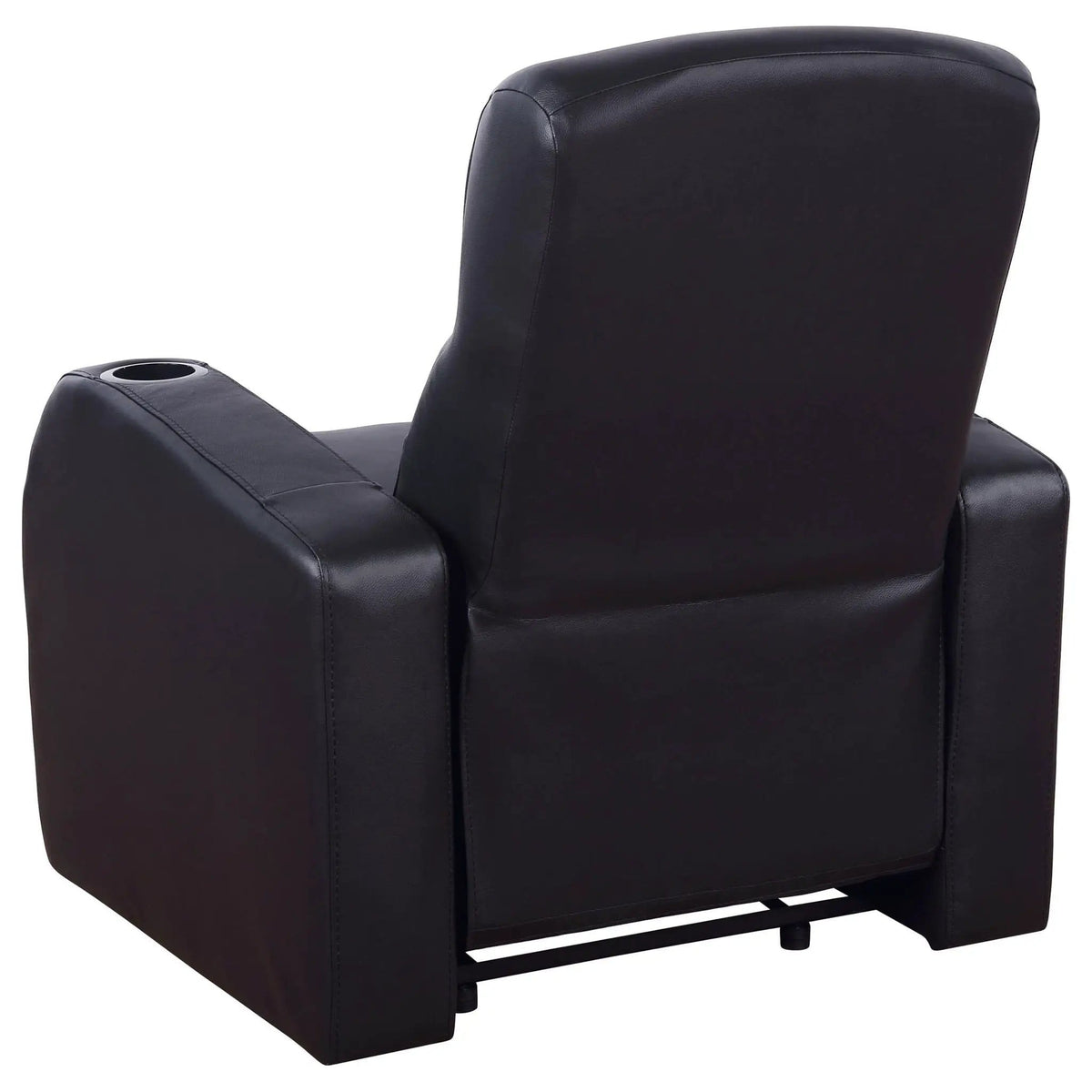 Cyrus 3-piece Upholstered Home Theater Seating Reclining Chair & Console | 3-Piece Set | Leather | Living Room