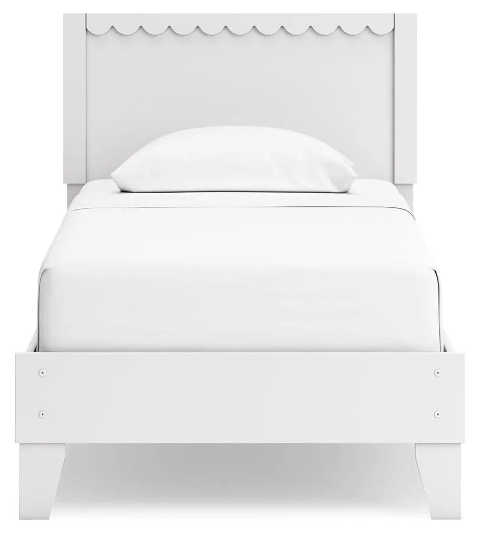 Hallityn Panel Platform Bed | 2 Pieces | Bedroom Furniture | Bedroom