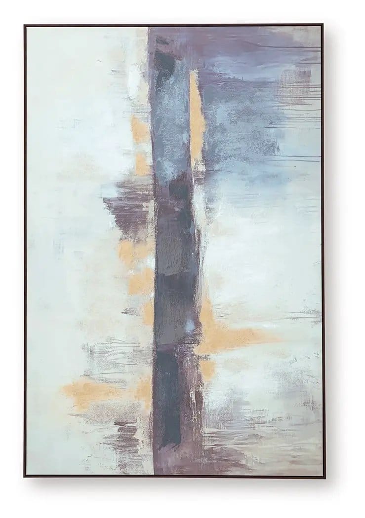 Gatesford Wall Art | 71.88 x 1.5 x 48 in | Home Furniture | Blue / White / Tan