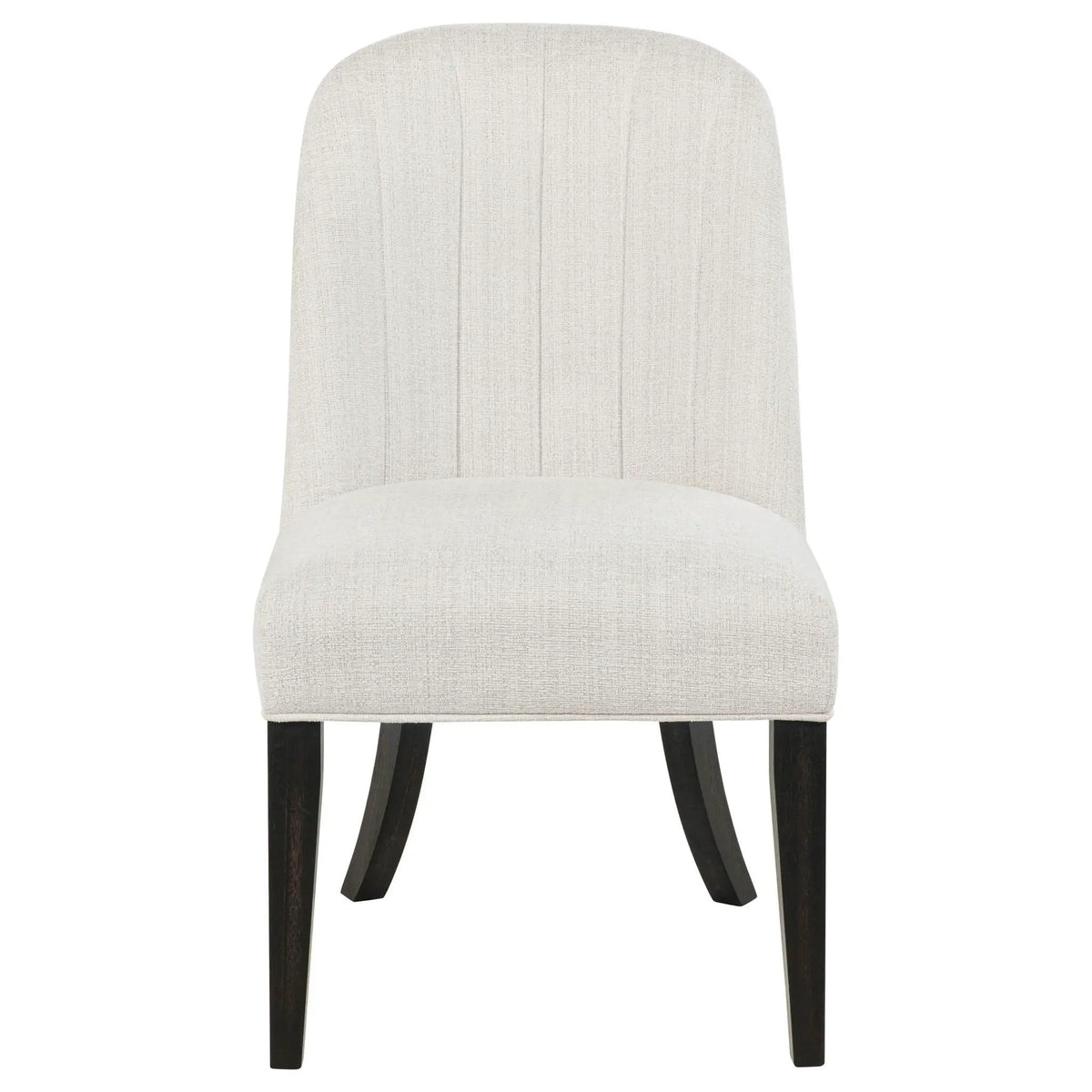 Leandro Upholstered Dining Side Chair Cream (Set of 2) | 21.75 x 26 x 37.5 in | Fabric | Dining Room