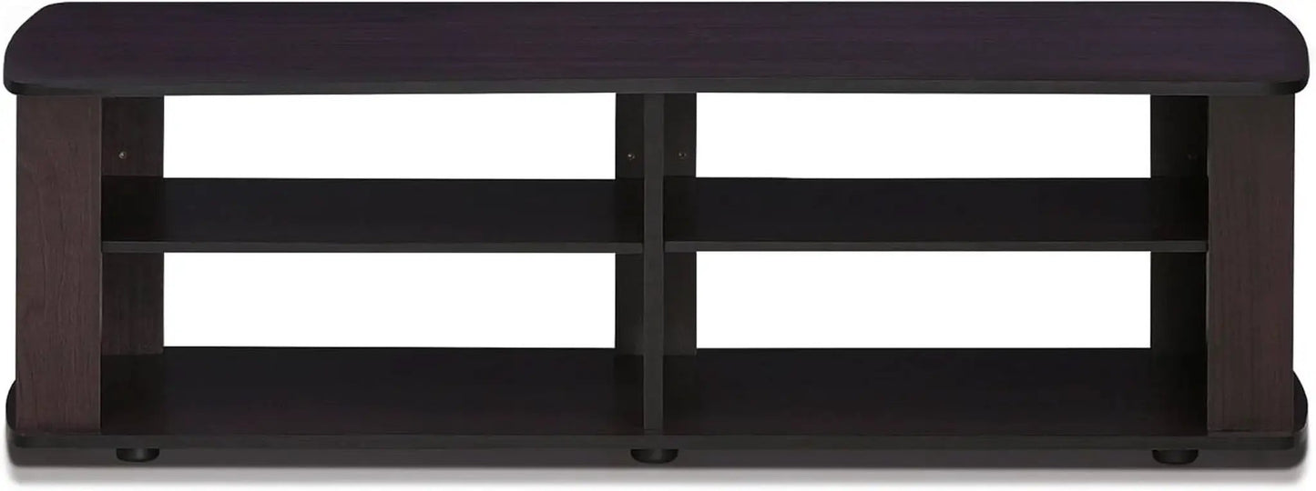 Nelly Dark Walnut Entertainment Center TV Stand 43.3W x 13.4H from PriceLows™
