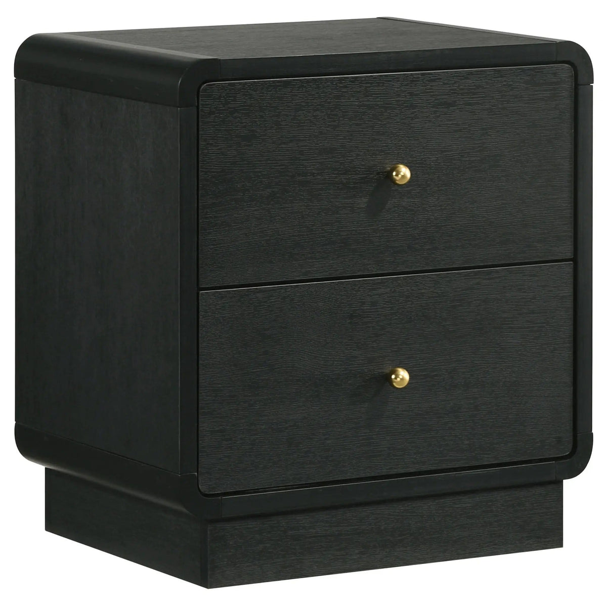 Cavelle 5-piece Eastern King Bedroom Set | 5-Piece Set | Engineered Wood & Chenille | Black
