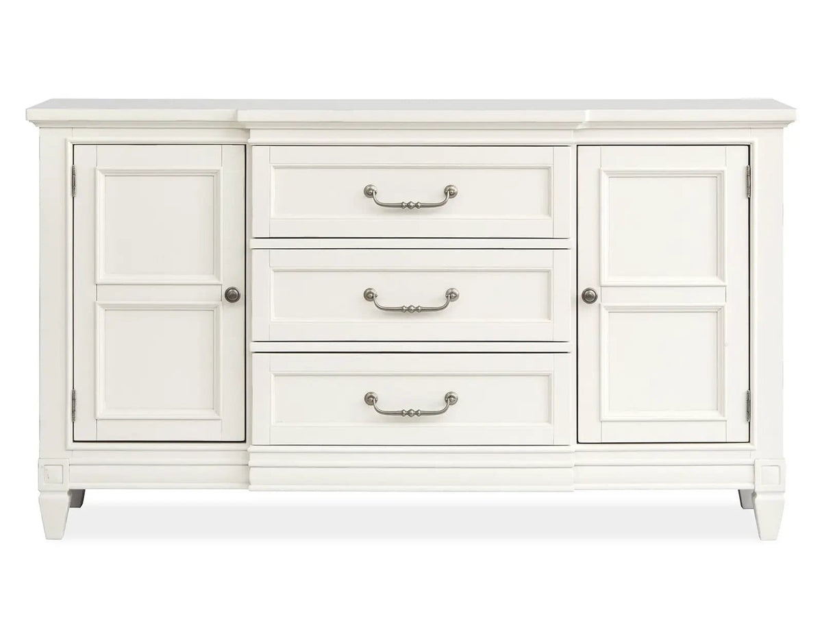 Willowbrook Buffet | 18 x 64 x 36 in | Veneer & Wood | Egg Shell White