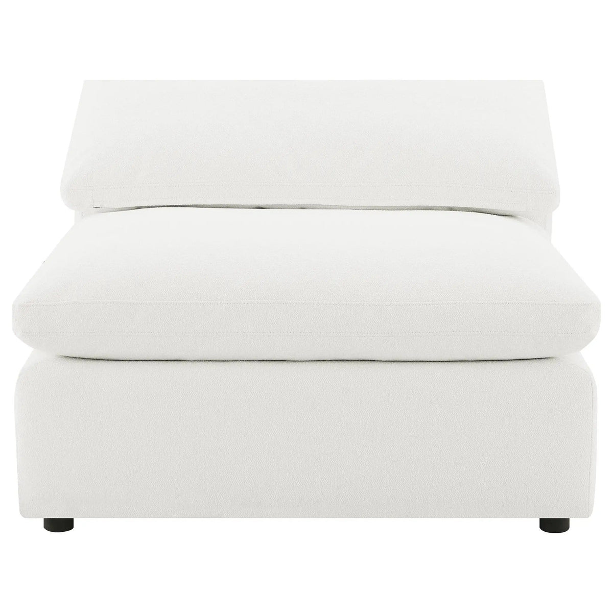 Raleigh 5-piece Boucle Upholstered Modular Sectional | 5-Piece Set | Boucle & Fabric | Ivory