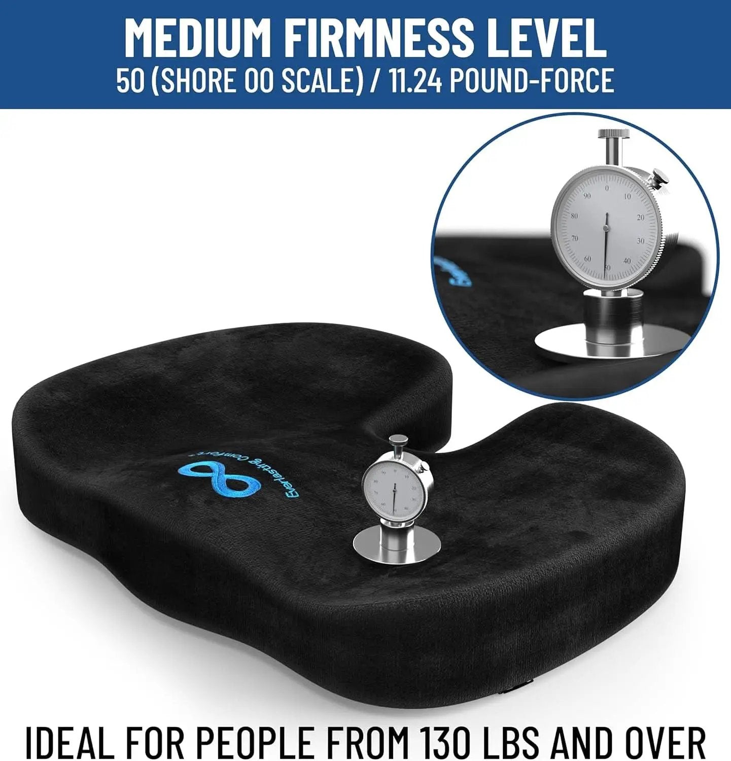Memory Foam Office Chair Seat Cushion For Tailbone Pain from PriceLows™