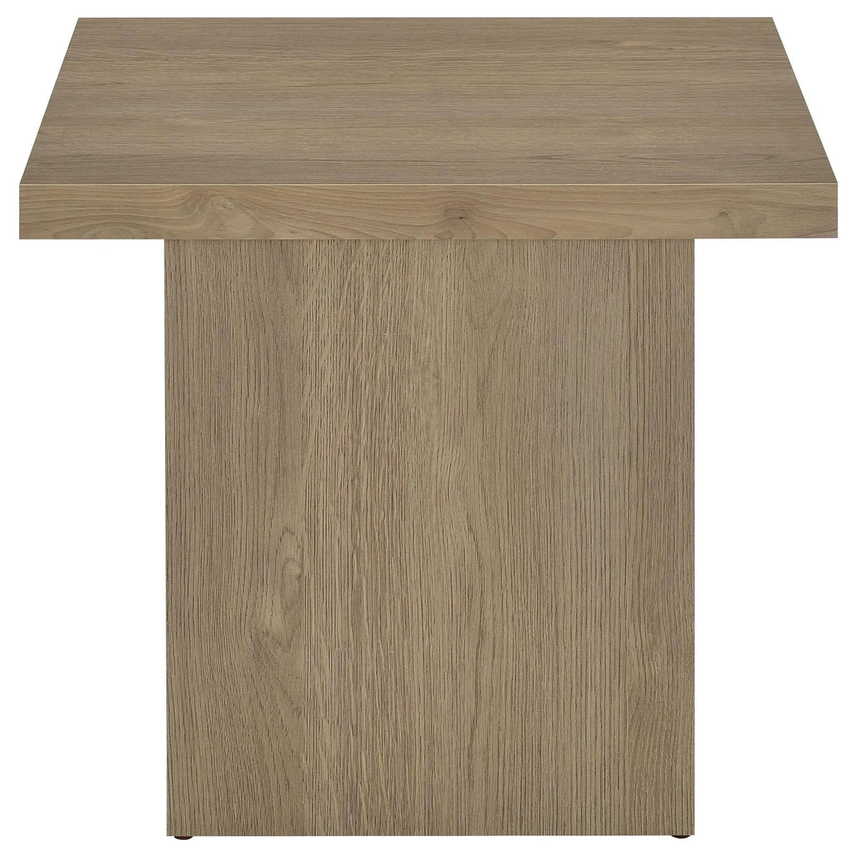 Devar 3-piece Square Cocktail Coffee End Table Set Latte | 3-Piece Set | Engineered Wood & Veneer | Dining Room