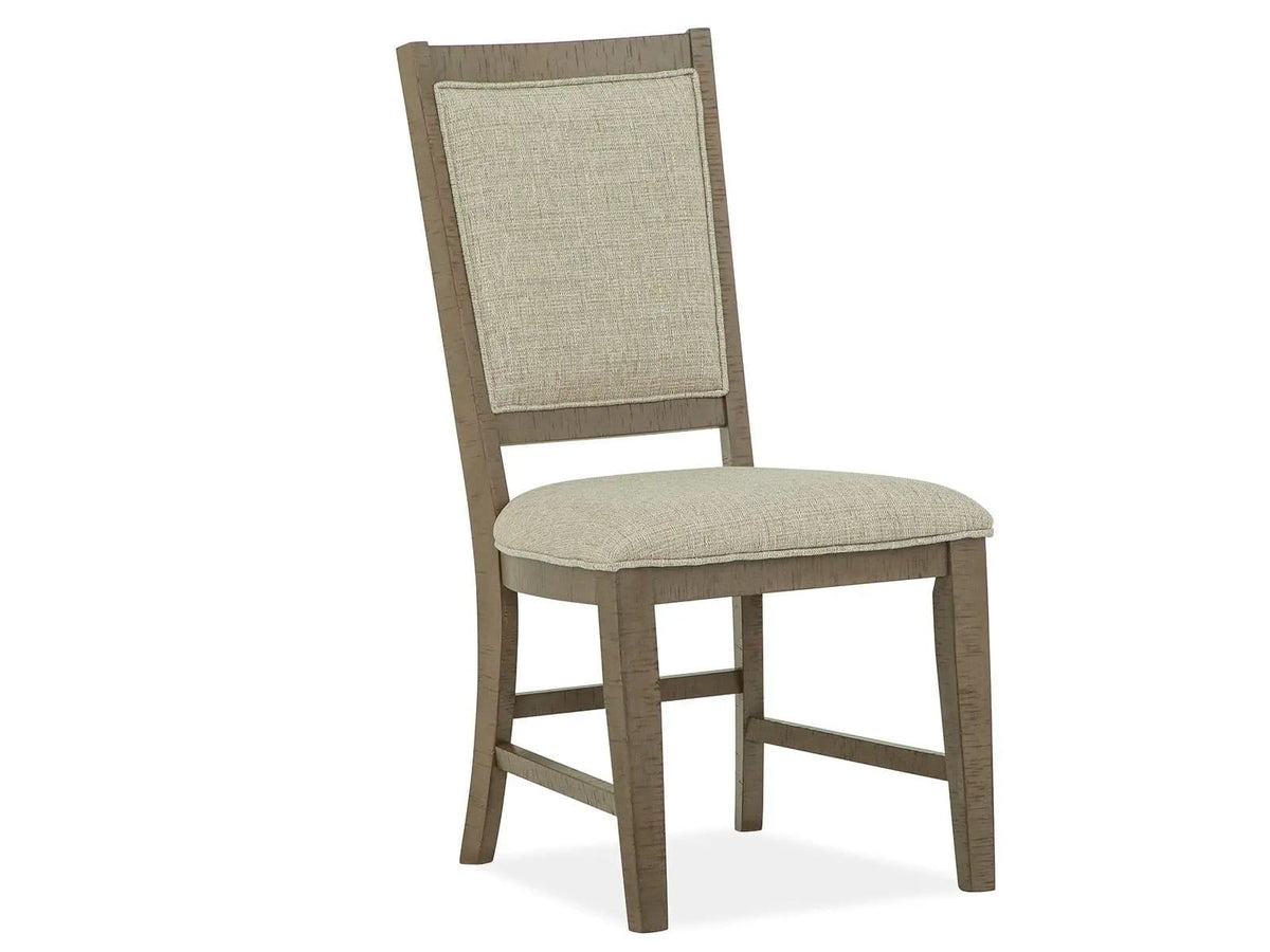Paxton Place Step Upholstered Side Chair (Set of 2) | 24 x 19.75 x 39.75 in | Veneer | Dovetail Gray