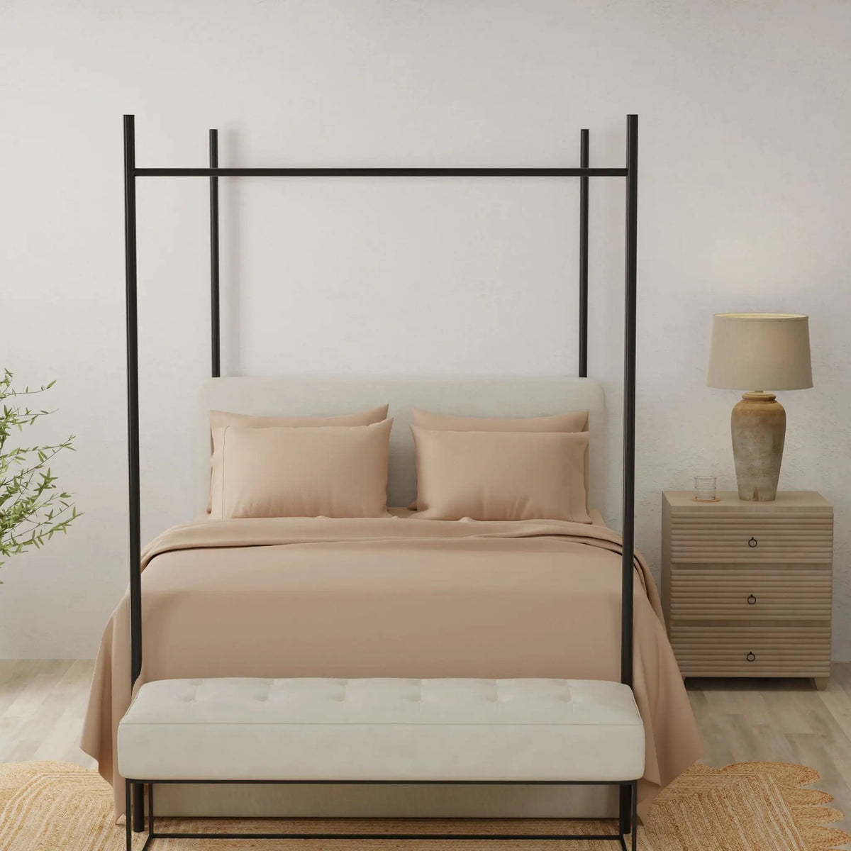 Brushed Hypoallergenic Sheet Set | Luxuriously Soft | Secure Fit | Deep Pocket Design